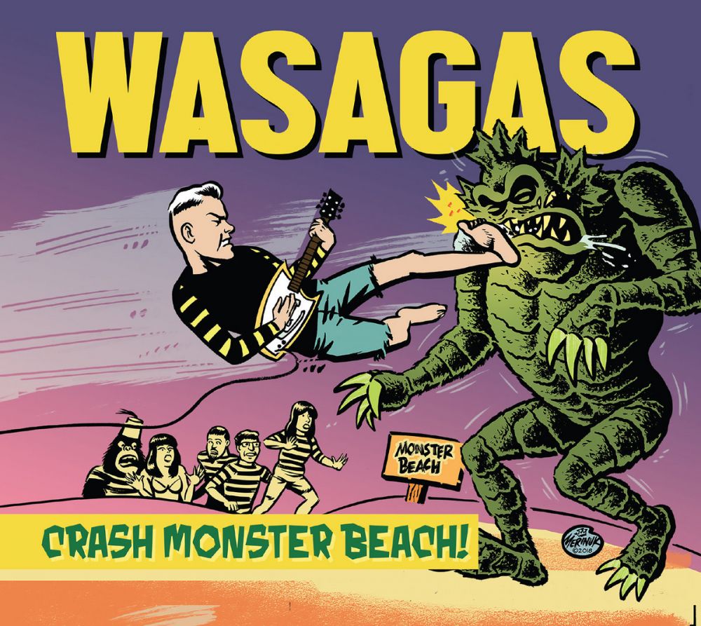 Mark Malibu & the Wasagas - Crash Monster Beach